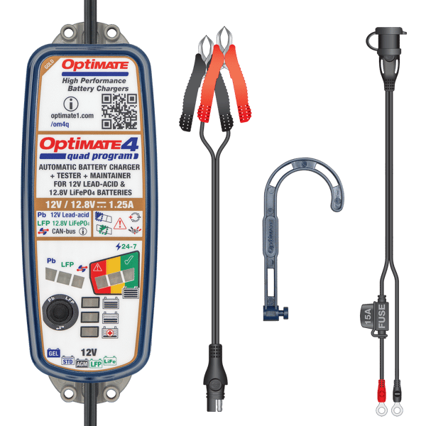 OptiMate 4 Quad Program Battery Charger