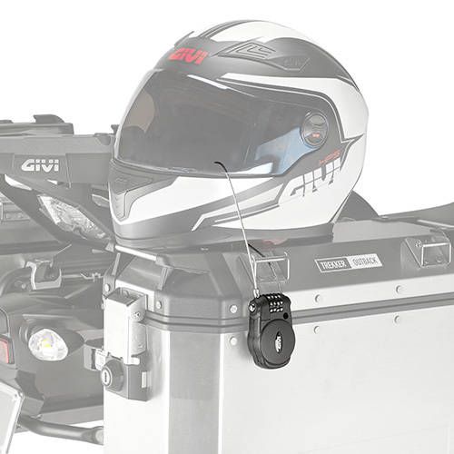 Givi Padlock with Retractable Wire S220