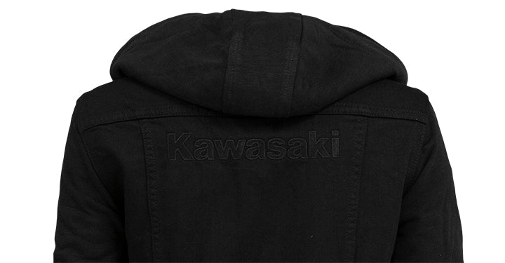 Kawasaki Ladies Hooded Denim Jacket