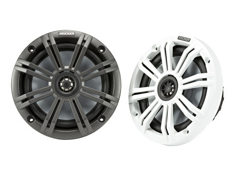 KICKER KM65 6.5" Marine Coax W/Tweeters
