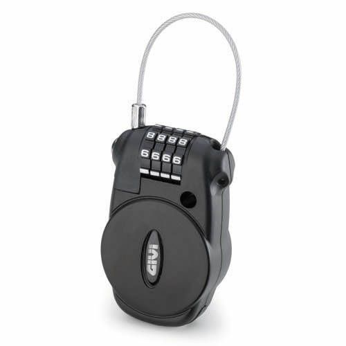 Givi Padlock with Retractable Wire S220