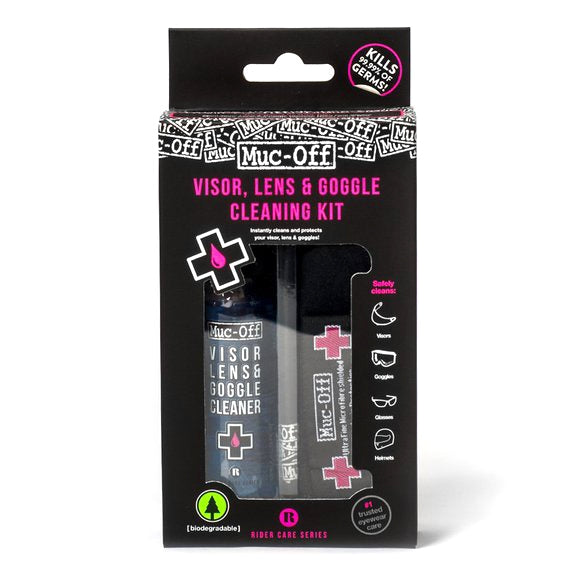 MUC-OFF  Visor, Lens and Goggle Cleaner Kit