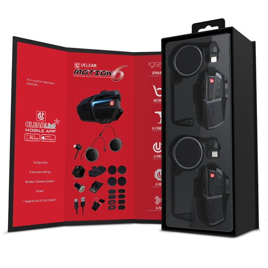 UCLEAR Motion 6 Boomless Helmet Communicator