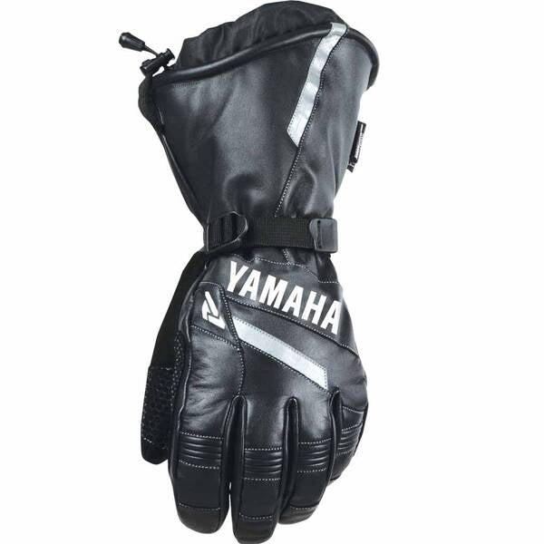 Yamaha Leather Gauntlet Gloves by FXR